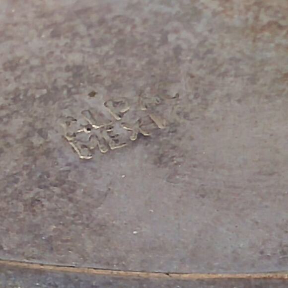 Vintage Abalone Nickle Silver Cuff Small Bracelet, Alpaca Mexico, 4 1/2 Inches - Picture 5 of 7